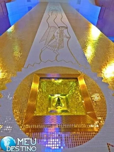 cúpula de vidro com led