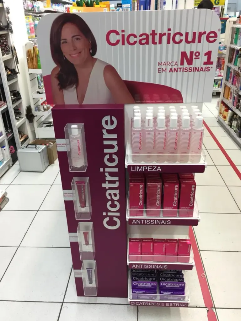 display de chão para eventos